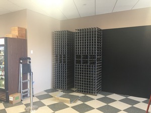 Double Depth Floor To Ceiling Retail Wine Racks