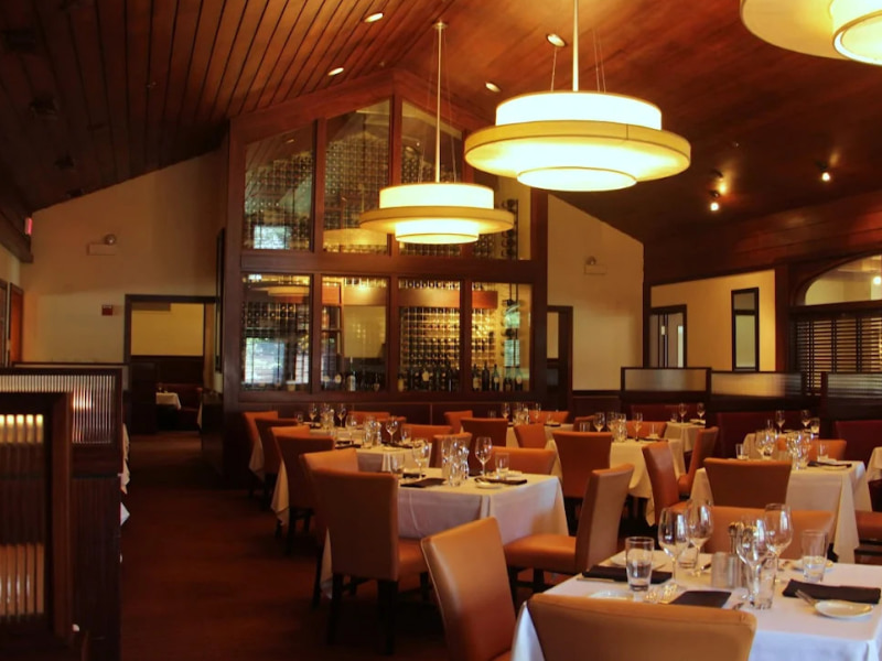 Floor to Ceiling Wine Racks in Sullivan's Steakhouse