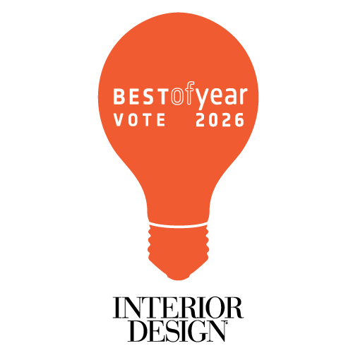 Interior Design Best of Year 2026 People's Choice vote seal for the Fine Wine Racks entry