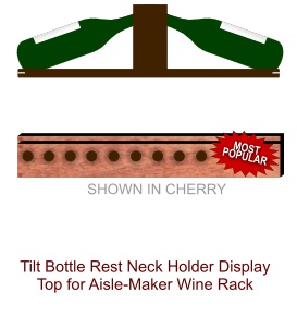 Wine Rack Display Top for Aisle Maker - Full Tilt
