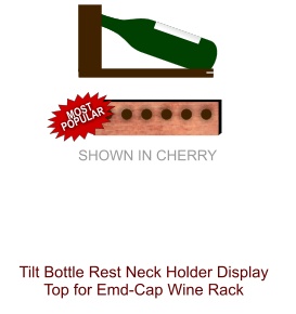 Wine Rack Display Top for End Cap - Full Tilt