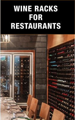 A luxurious private dining room featuring a stunning wall of wine racks filled with an extensive selection of fine wines